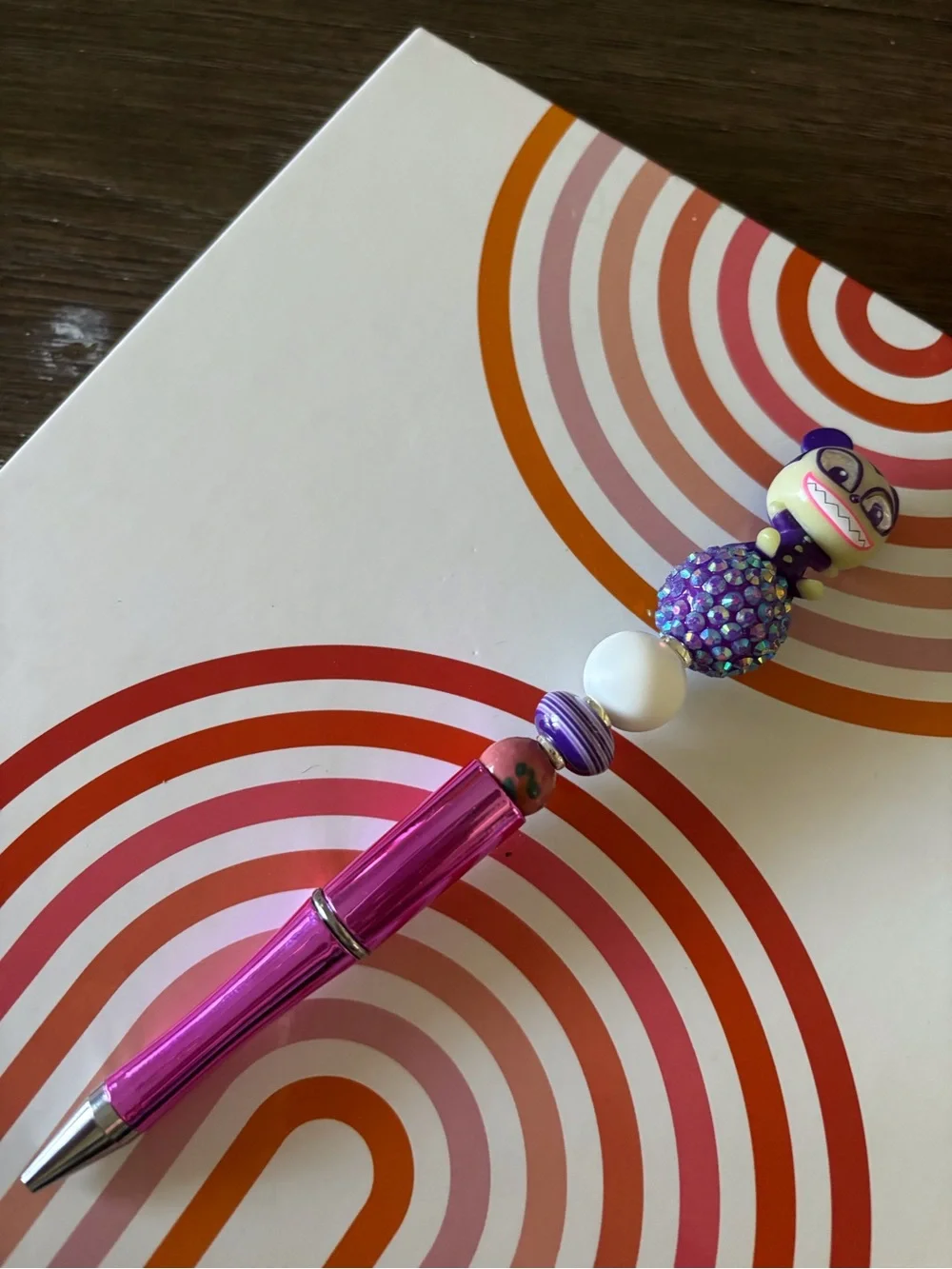 Disney Doorables: Nightmare Before Christmas: Vampire Teddy handmade beaded pen